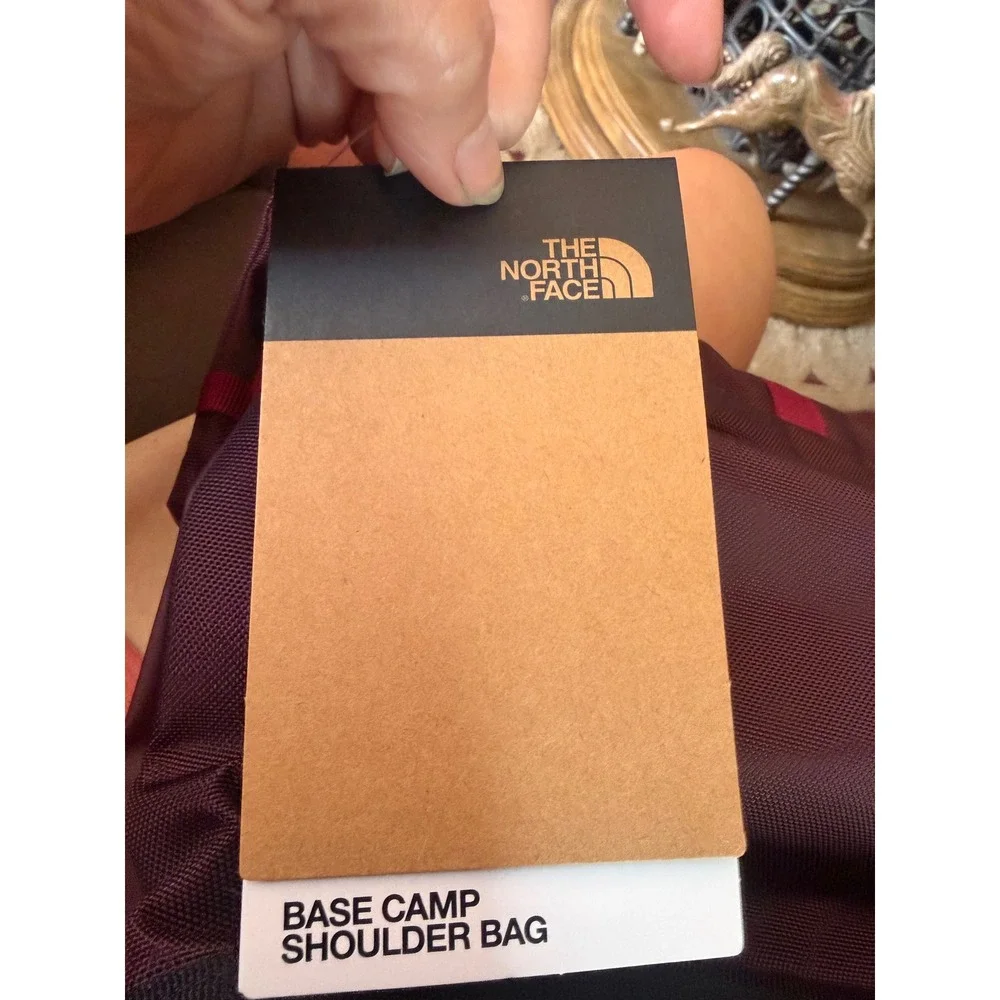 The North Face Base Camp Shoulder Bag Deep Burgundy NF0A8BK6 Crossbody Messenger - Picture 8 of 11